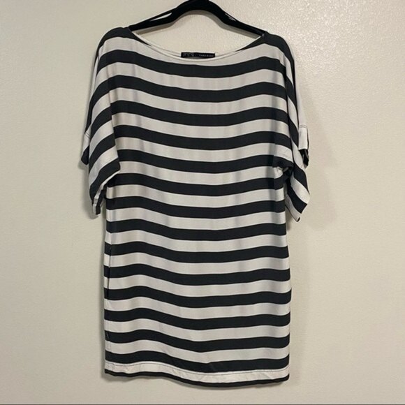 Zara Basic Stripped Dress Size Small - Picture 1 of 11